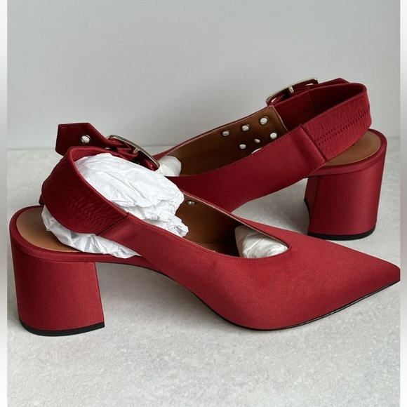 DEREK LAM- Debbie H. Slingback Block Heel RARE! - Picture 3 of 7